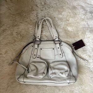 BNWT | RARE Ruehl no 925 Aubree white leather shoulder bag / purse